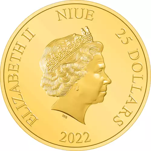 2022 1/4oz The mandalorian Classic -- Bo-Katan Kryze Gold Coin (3)