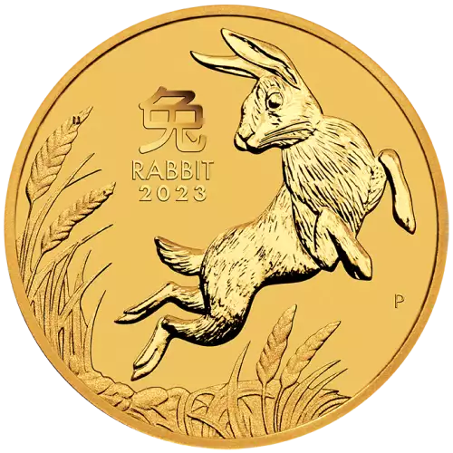 2023 1/2oz Australian Perth Mint Gold Lunar III: Year of the Rabbit (2)