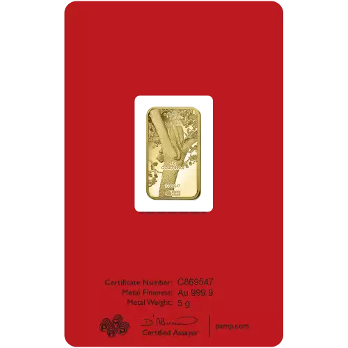 5 g 2022 Gold PAMP Lunar Year Of The Tiger (3)