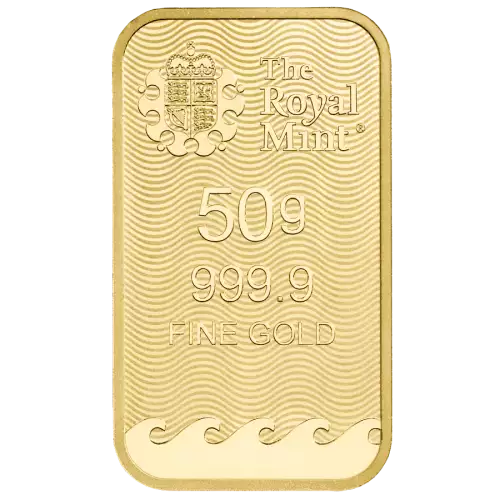 50g Royal Mint Gold Britannia Minted Bar (5)