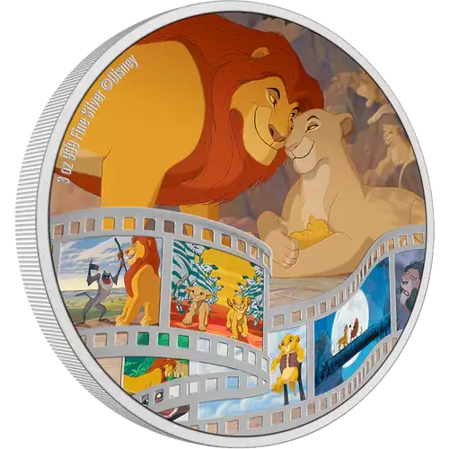 Disney Cinema Masterpieces - 2022 3oz The Lion King Silver Coin (2)