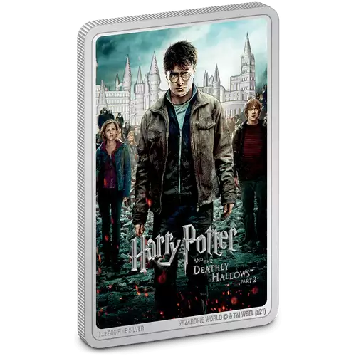 HARRY POTTER- 1oz Movie Poster Harry Potter And The Deathly Hallows part 2 Silver Coin (3)
