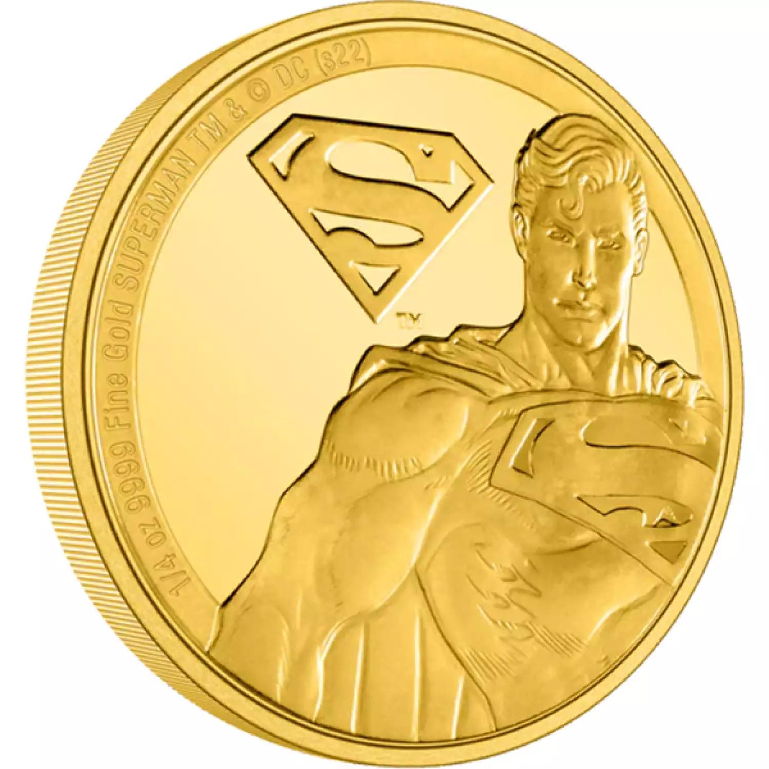 SUPERMAN - 2022 1/4oz Gold Coin (2)